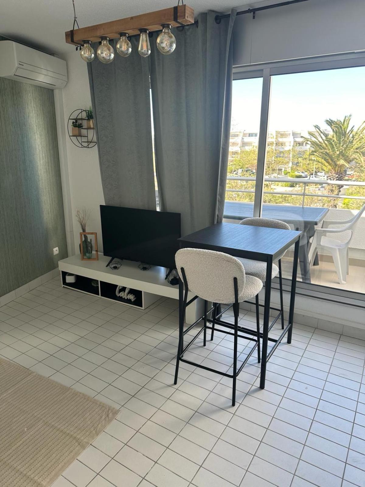 Studio Premiere Ligne Mer Parking La Grande-Motte Esterno foto