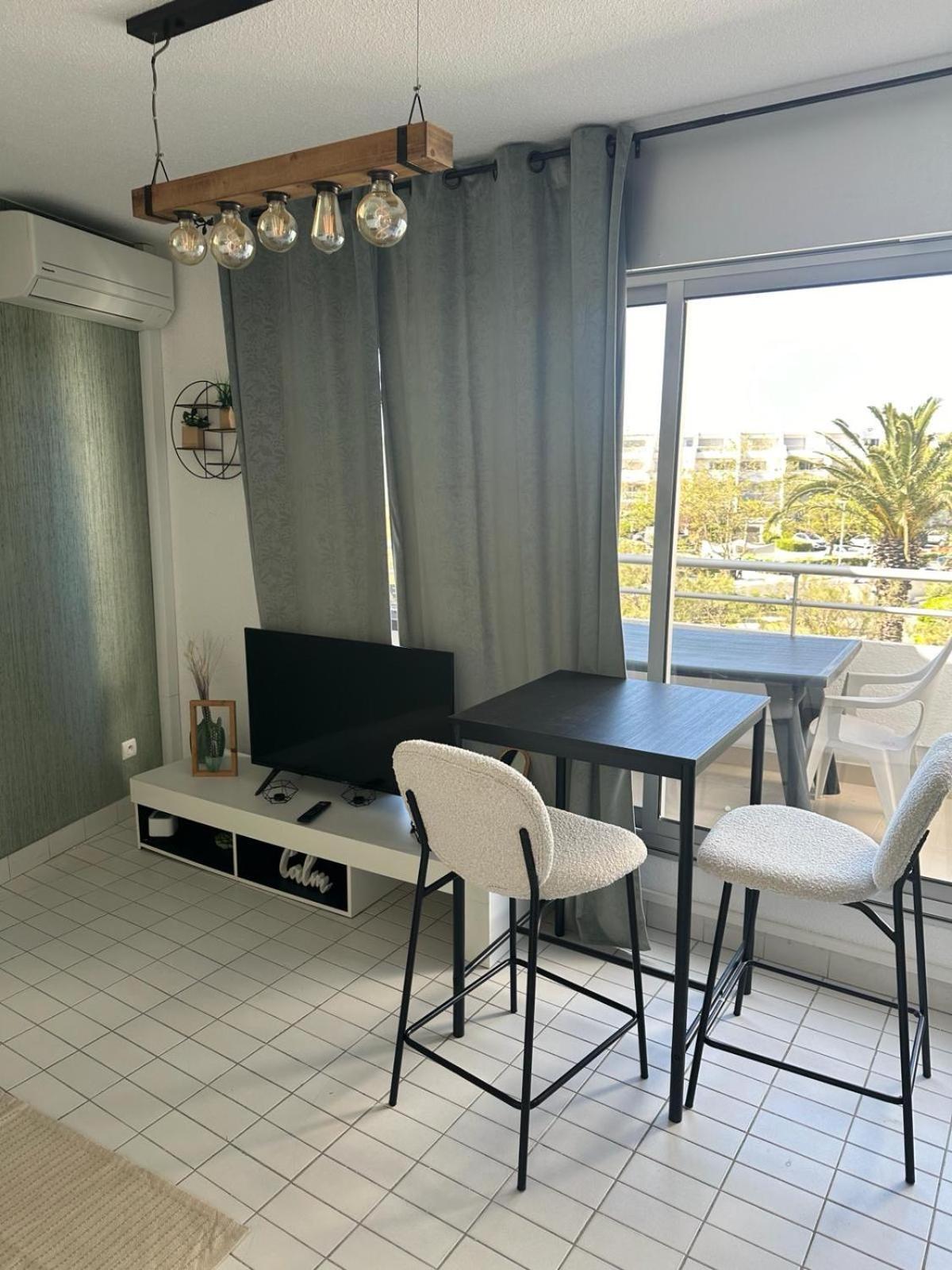 Studio Premiere Ligne Mer Parking La Grande-Motte Esterno foto